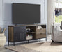 Nantan - TV Stand - Rustic Oak & Black Finish - 28" Sacramento Furniture Store Furniture store in Sacramento