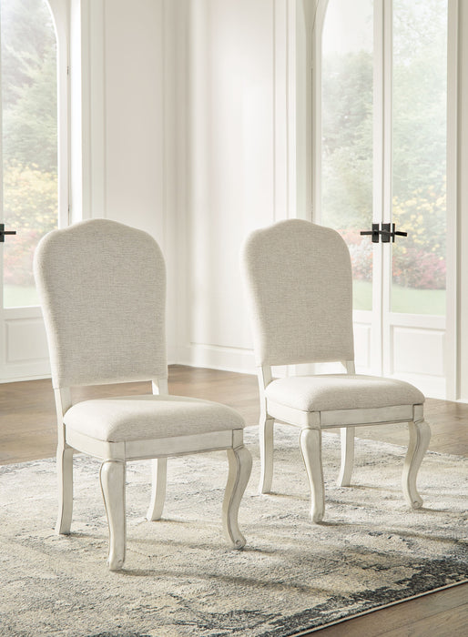 Arlendyne - Antique White - Dining Uph Side Chair (Set of 2) Sacramento Furniture Store Furniture store in Sacramento