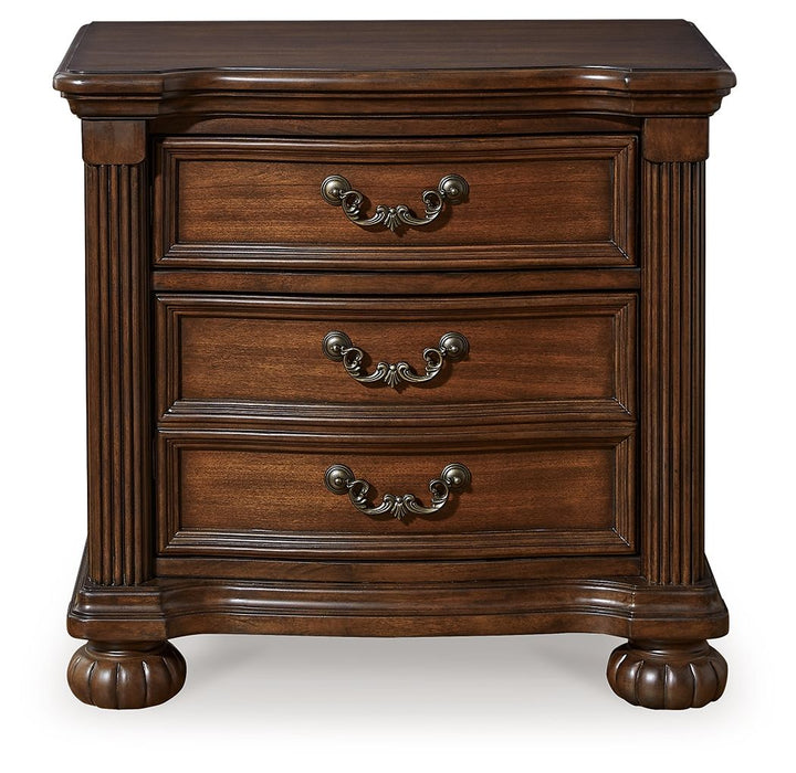 Lavinton - Brown - Three Drawer Night Stand Sacramento Furniture Store Furniture store in Sacramento