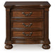 Lavinton - Brown - Three Drawer Night Stand Sacramento Furniture Store Furniture store in Sacramento