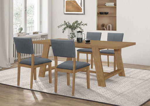 Sharon - Rectangular Trestle Base Dining Table Set Sacramento Furniture Store Furniture store in Sacramento