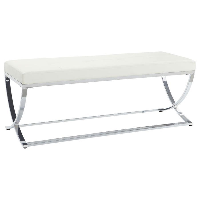 Walton - Bench with Metal Base Sacramento Furniture Store Furniture store in Sacramento