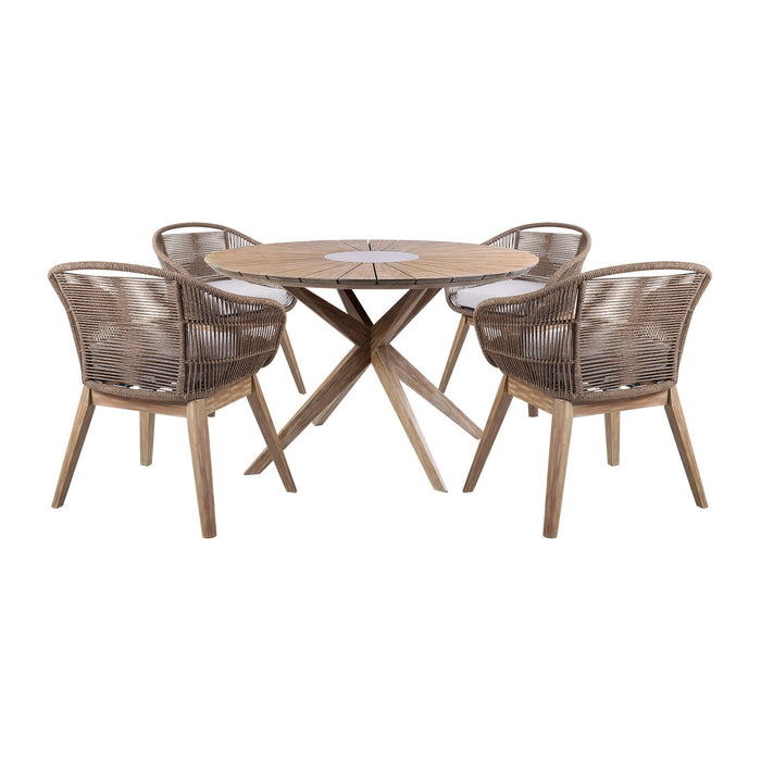 Oasis Tutti Frutti - Outdoor Patio Round Dining Set