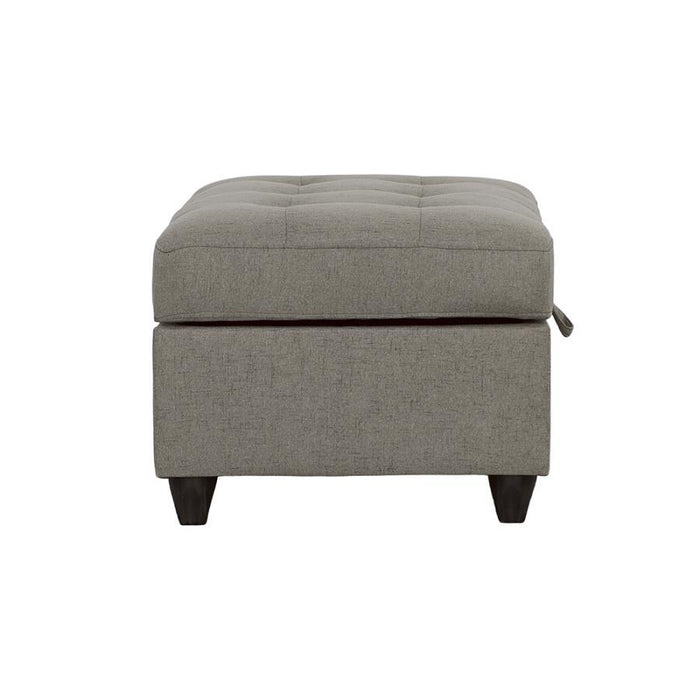 Stonenesse - Tufted Storage Ottoman - Gray Sacramento Furniture Store Furniture store in Sacramento