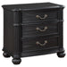 Celina - 3-Drawer Nightstand Wood - Black Sacramento Furniture Store Furniture store in Sacramento