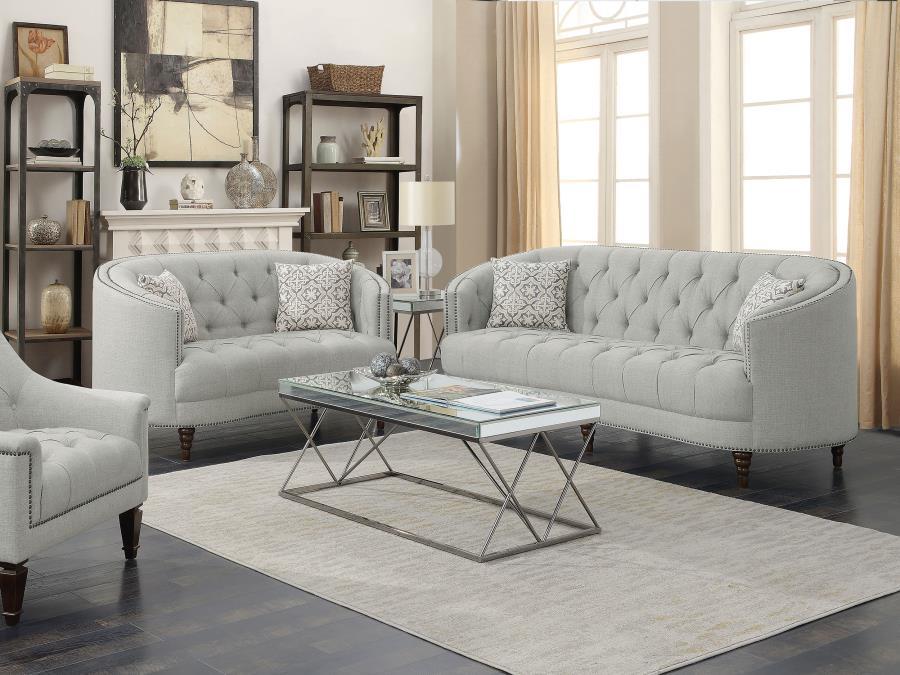 Avonlea - Upholstered Tufted Living Room Set