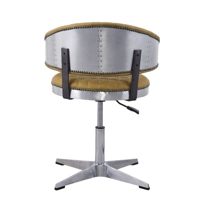 Brancaster - Chair - Turmeric Top Grain Leather & Chrome Sacramento Furniture Store Furniture store in Sacramento