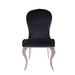 Hiero - Side Chair (Set of 2) - Black Fabric & Stainless Steel Sacramento Furniture Store Furniture store in Sacramento