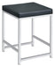 Afshan - Upholstered Square Padded Cushion Vanity Stool - Dark Gray Sacramento Furniture Store Furniture store in Sacramento