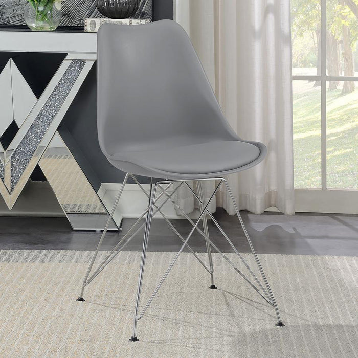 Juniper - Upholstered Side Chairs (Set of 2) - Gray Sacramento Furniture Store Furniture store in Sacramento