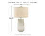 Shavon - Beige / White - Ceramic Table Lamp Sacramento Furniture Store Furniture store in Sacramento