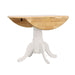 Allison - Drop Leaf Round Dining Table - Natural Brown And White Sacramento Furniture Store Furniture store in Sacramento