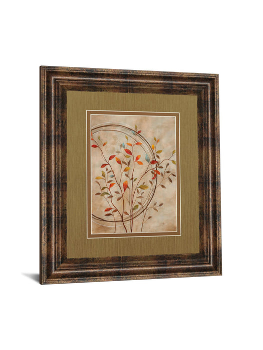 Autumn's Delight Il By Nan - Framed Print Wall Art - Red