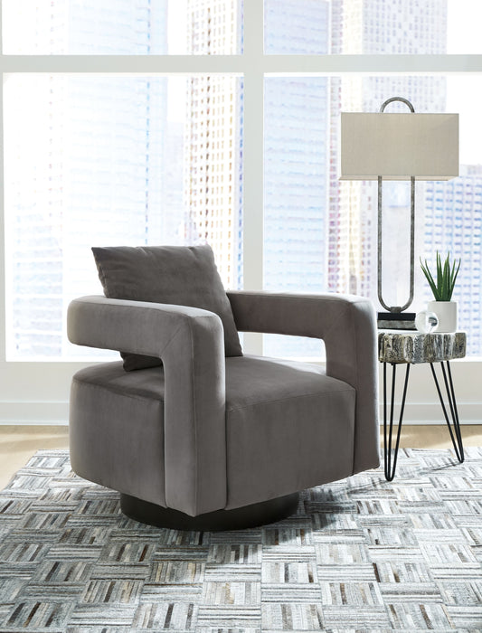 Alcoma - Otter - Swivel Accent Chair Sacramento Furniture Store Furniture store in Sacramento