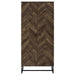 Carolyn - 2-Door Accent Cabinet - Rustic Oak And Gunmetal - Wood Sacramento Furniture Store Furniture store in Sacramento