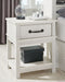 Dorrinson - White - One Drawer Night Stand Sacramento Furniture Store Furniture store in Sacramento