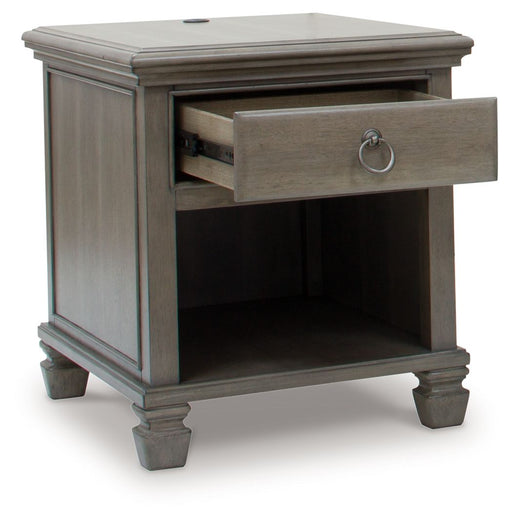 Lexorne - Gray - Rectangular End Table Sacramento Furniture Store Furniture store in Sacramento