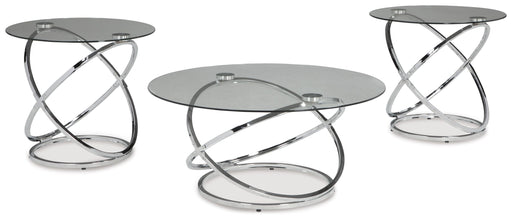 Hollynyx - Chrome Finish - Occasional Table Set (Set of 3) Sacramento Furniture Store Furniture store in Sacramento