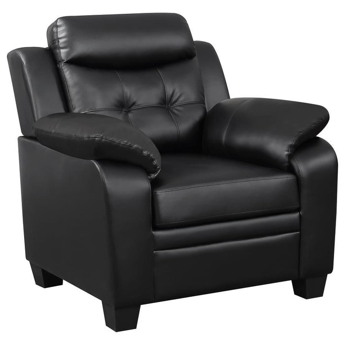 Finley - Tufted Upholstered Chair - Black Sacramento Furniture Store Furniture store in Sacramento