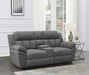 Bahrain - Upholstered Loveseat With Console Sacramento Furniture Store Furniture store in Sacramento