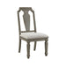 Zumala - Side Chair (Set of 2) - Beige Linen & Weathered Oak Finish Sacramento Furniture Store Furniture store in Sacramento