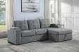 Kabira - Sectional Sofa - Gray Fabric Sacramento Furniture Store Furniture store in Sacramento