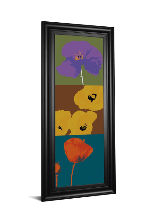 Pop Poppies By Li-legger - 18 x 42 - Blue