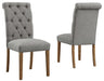 Harvina - Gray - Dining Uph Side Chair (Set of 2) Sacramento Furniture Store Furniture store in Sacramento