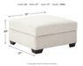 Cambri - Snow - Ottoman With Storage Sacramento Furniture Store Furniture store in Sacramento