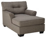 Tibbee - Slate - Chaise Sacramento Furniture Store Furniture store in Sacramento