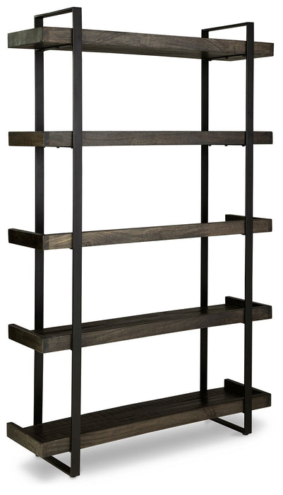 Kevmart - Grayish Brown / Black - Bookcase Sacramento Furniture Store Furniture store in Sacramento