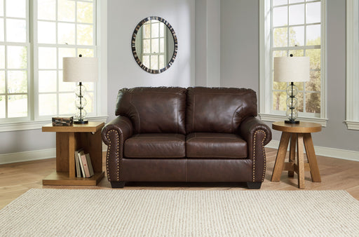 Colleton - Dark Brown - Loveseat Sacramento Furniture Store Furniture store in Sacramento