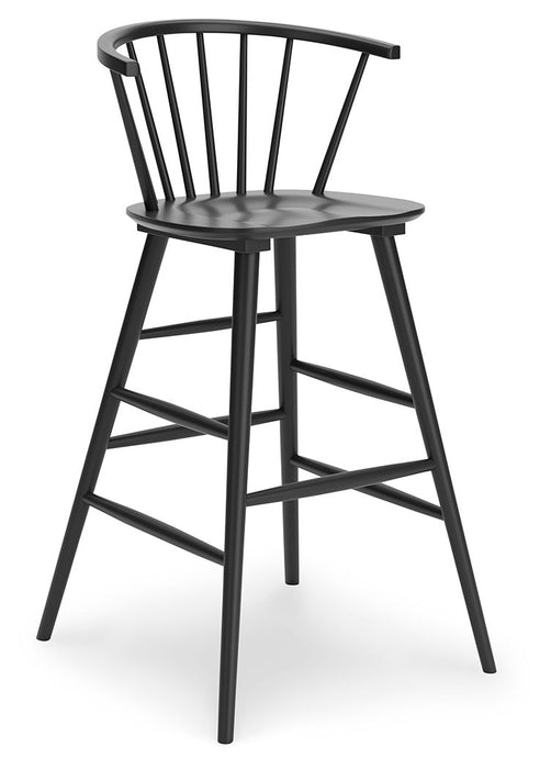 Otaska - Black - Tall Barstool (Set of 2) Sacramento Furniture Store Furniture store in Sacramento