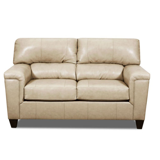 Phygia - Loveseat - Tan Top Grain Leather Match Sacramento Furniture Store Furniture store in Sacramento