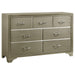 Beaumont - 7-Drawer Rectangular Dresser - Champagne Sacramento Furniture Store Furniture store in Sacramento