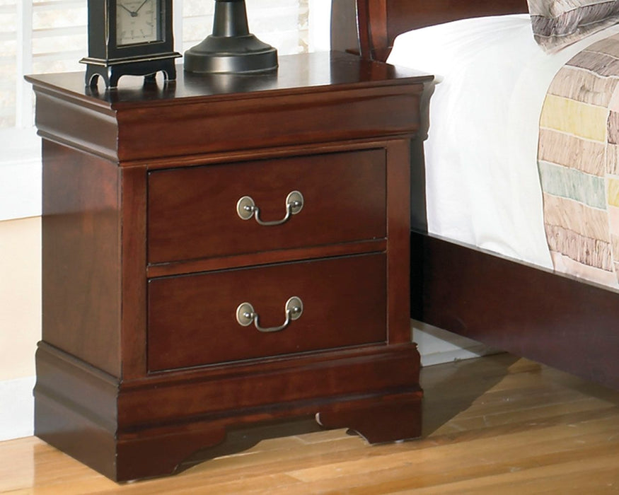 Alisdair - Reddish Brown - Two Drawer Night Stand Sacramento Furniture Store Furniture store in Sacramento