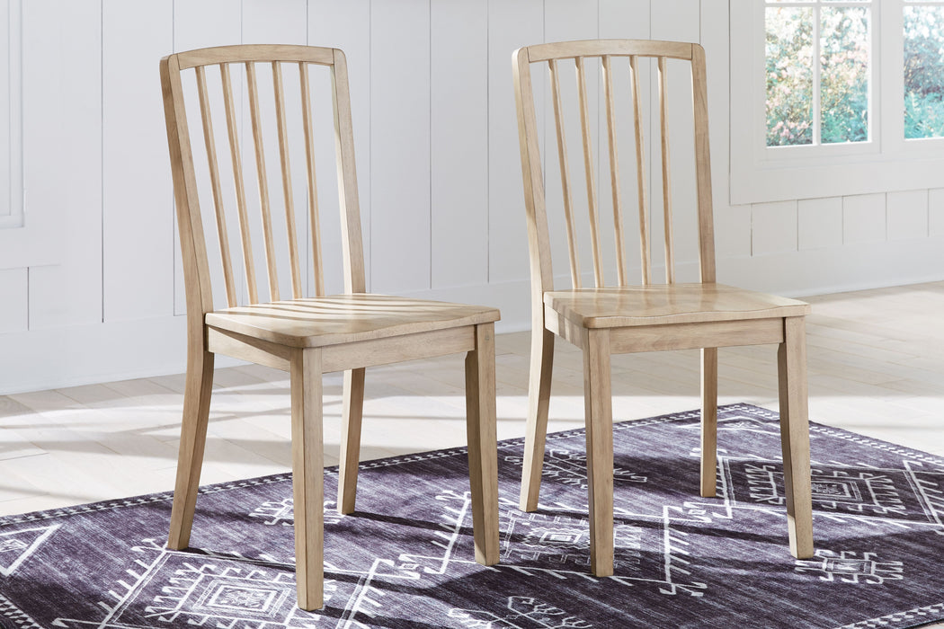 Gleanville - Light Brown - Dining Room Side Chair (Set of 2) Sacramento Furniture Store Furniture store in Sacramento