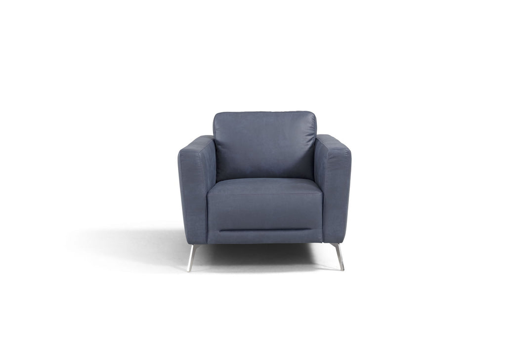 Astonic - Chair - Blue Leather