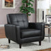 Aaron - Padded Seat Accent Chair - Black Sacramento Furniture Store Furniture store in Sacramento