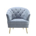 Bayram - Chair - Light Gray Velvet Sacramento Furniture Store Furniture store in Sacramento