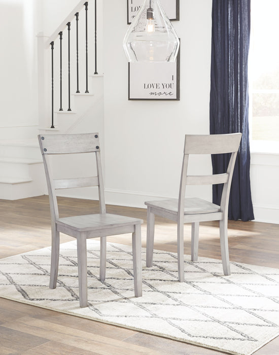 Loratti - Gray - Dining Room Side Chair (Set of 2) Sacramento Furniture Store Furniture store in Sacramento