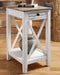 Adalane - White / Gray - Accent Table Sacramento Furniture Store Furniture store in Sacramento