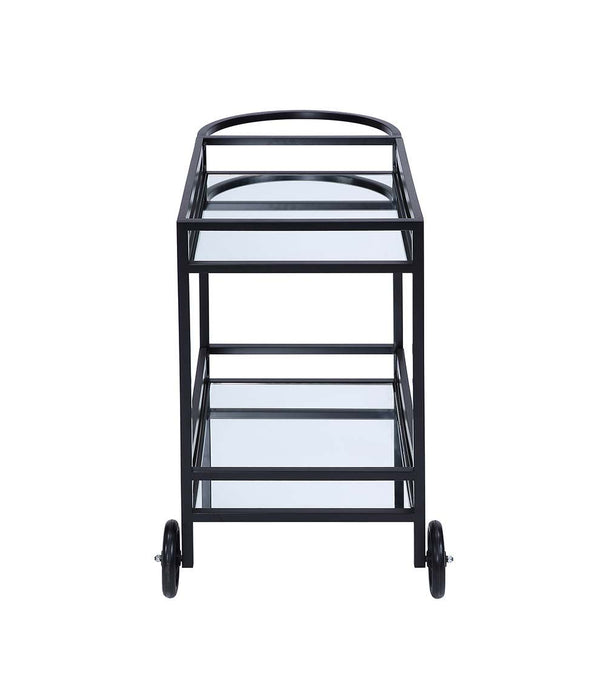 Colson - Serving Cart - Black Finish Sacramento Furniture Store Furniture store in Sacramento