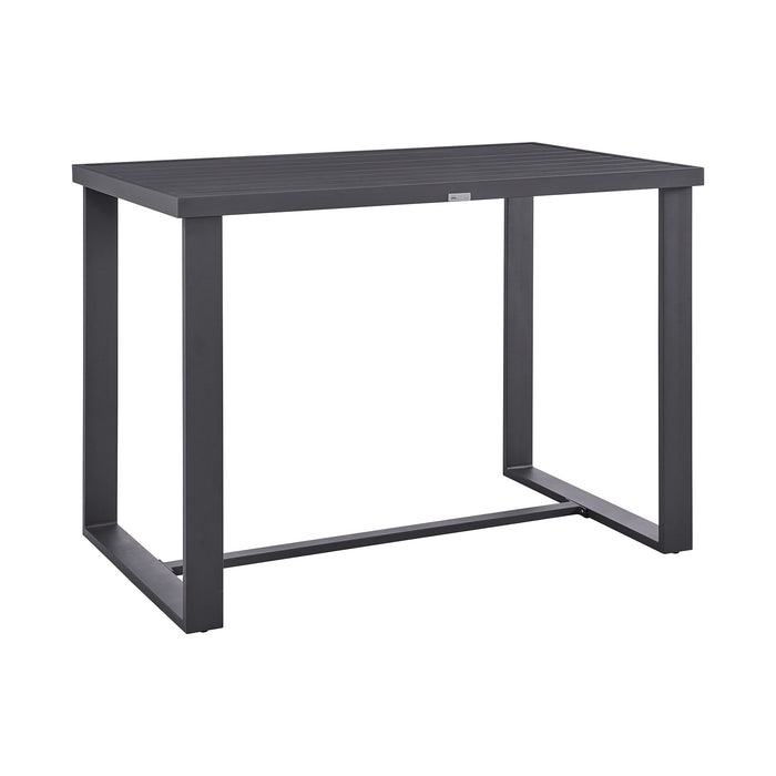 Menorca - Outdoor Patio Bar Height Dining Table - Aluminum