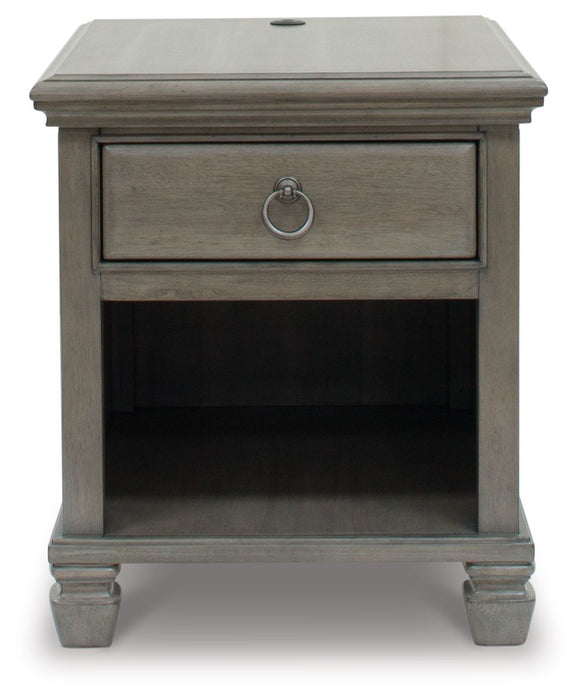 Lexorne - Gray - Rectangular End Table Sacramento Furniture Store Furniture store in Sacramento