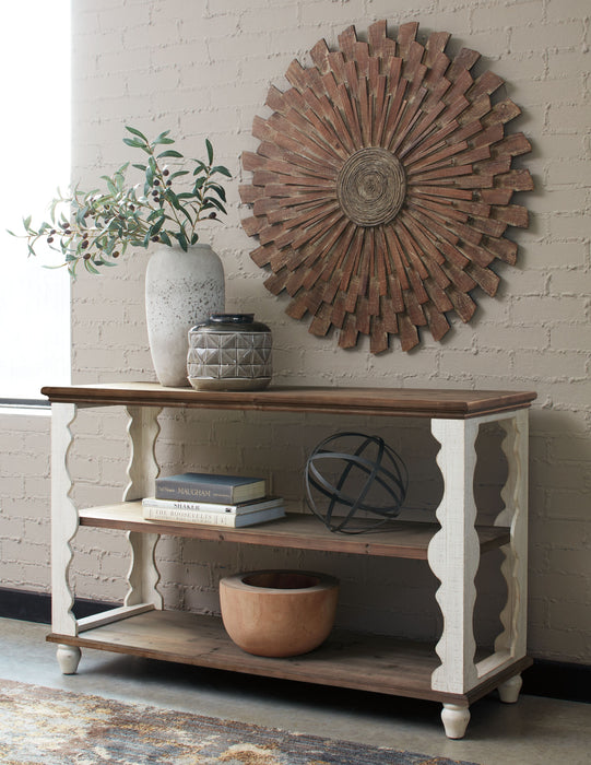 Alwyndale - Antique White / Brown - Console Sofa Table Sacramento Furniture Store Furniture store in Sacramento