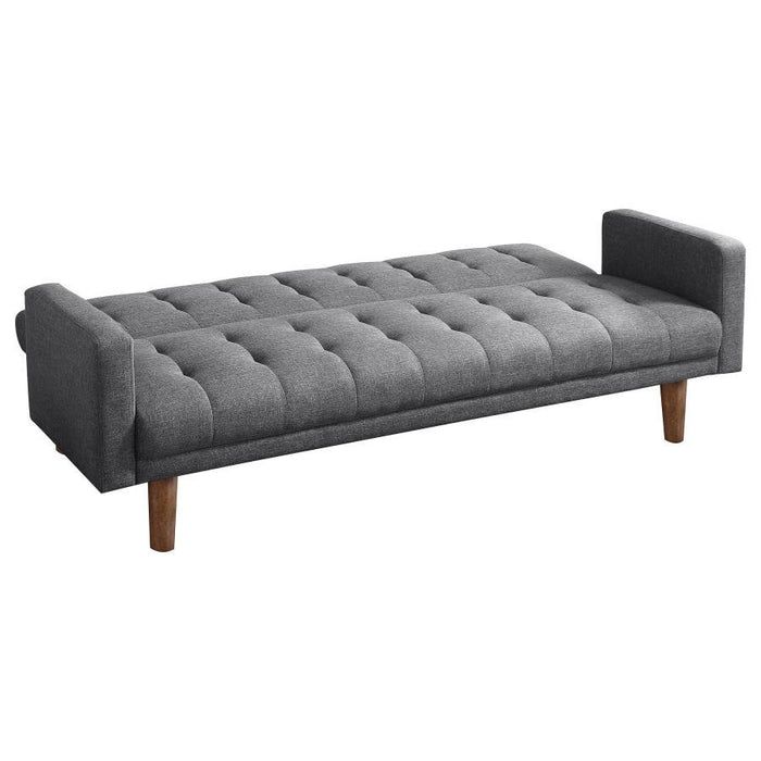 Sommer - Tufted Sofa Bed - Gray Sacramento Furniture Store Furniture store in Sacramento