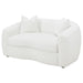 Isabella - Upholstered Tight Back Loveseat - White Sacramento Furniture Store Furniture store in Sacramento