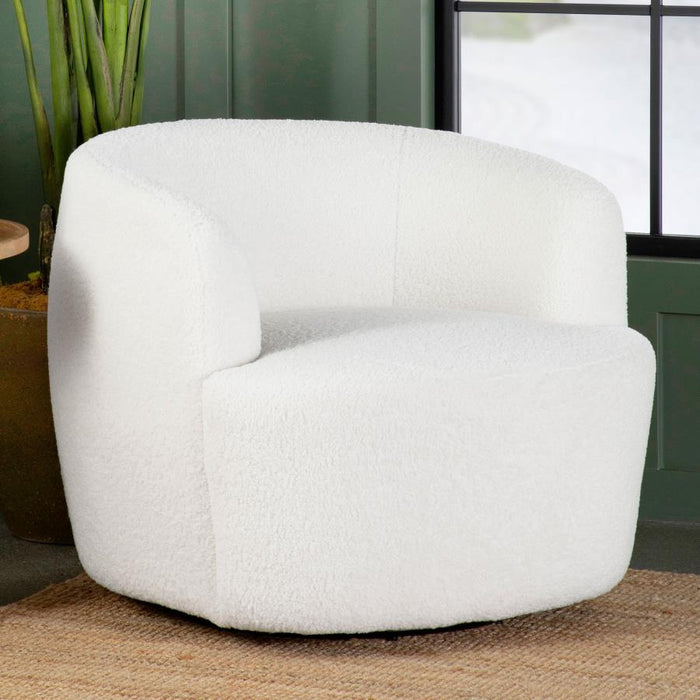 Hudson - Upholstered Swivel Chair - Natural Sacramento Furniture Store Furniture store in Sacramento