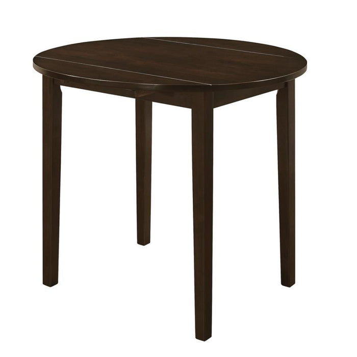 Bucknell - 3 Piece Round Drop Leaf Dining Table Set